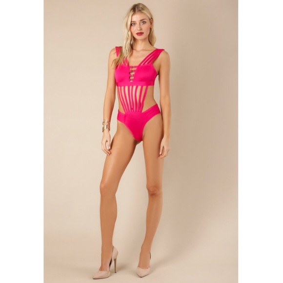 SALE! “Danica” Strappy Cutout Bandage Swimsuit - Picture 5 of 6